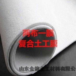 高密度聚乙烯防水板使用年限長(cháng)厭氧池浮動(dòng)膜-國標300克透水土工布+南昌市